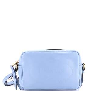 Prada Logo Camera Bag Embossed Leather #202849P11B